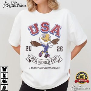 USA Eagle Mascot Patriotic Soccer Fan World Cup 2026 T Shirt (3)