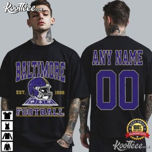 Baltimore Ravens Football Custom Game Day Fan Gifts T Shirt (4)