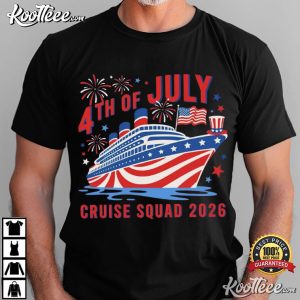 Cruise Squad 2026 4th Of July Patriotic Vacation T Shirt (1)