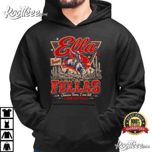 Ella's Fellas Club Western Whiskey Rodeo Music T-Shirt Ella's Fellas Club Western Whiskey Rodeo Music T Shirt (4)