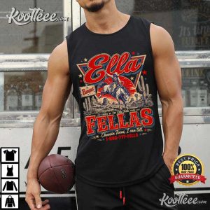 Ella's Fellas Club Western Whiskey Rodeo Music T-Shirt Ella's Fellas Club Western Whiskey Rodeo Music T Shirt (2)