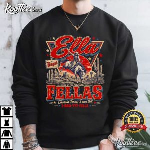 Ella's Fellas Club Western Whiskey Rodeo Music T-Shirt Ella's Fellas Club Western Whiskey Rodeo Music T Shirt (3)