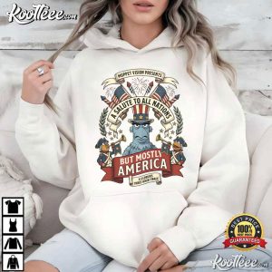Sam Eagle A Salute To All Nations But Mostly America Muppets Patriotic T Shirt (2)