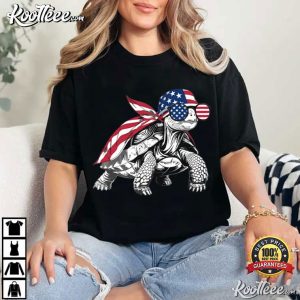 Patriotic Turtle American Flag Tortoise 4th Of July T Shirt (4)