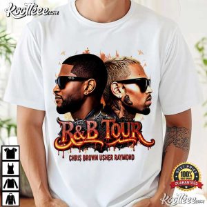 Usher And Chris Brown RnB Tour Inspired Music Lovers T Shirt (4)