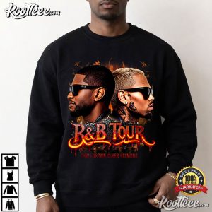 Usher And Chris Brown RnB Tour Inspired Music Lovers T Shirt (1)