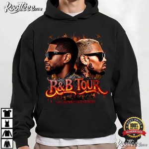 Usher And Chris Brown RnB Tour Inspired Music Lovers T Shirt (2)