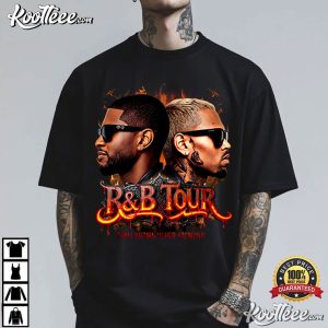 Usher And Chris Brown RnB Tour Inspired Music Lovers T Shirt (3)