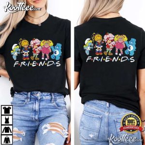Cartoon Friends 80s Childhood Nostalgia Pop Culture T Shirt (3)