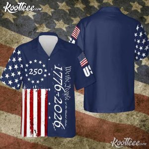 Patriotic USA 250 Years We The People Hawaiian Shirt And Shorts (1)