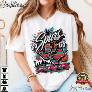 San Antonio Spurs Go Spurs Go Basketball Game Day T Shirt (4)