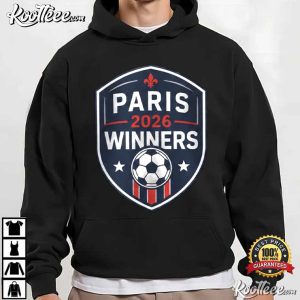 Paris 2026 Winners Football Fan Champions France Victory T Shirt (4)