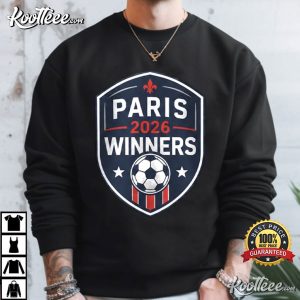 Paris 2026 Winners Football Fan Champions France Victory T Shirt (3)