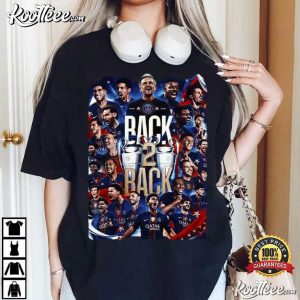 PSG Back 2 Back Champions League Winner 2025 2026 Paris Soccer T Shirt (4)