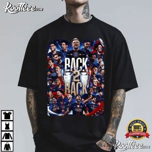 PSG Back 2 Back Champions League Winner 2025 2026 Paris Soccer T Shirt (1)