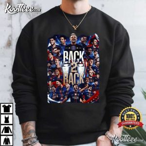 PSG Back 2 Back Champions League Winner 2025 2026 Paris Soccer T Shirt (2)