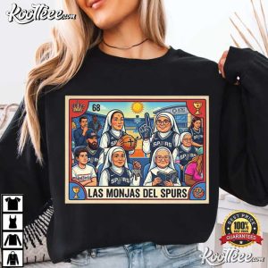 Las Monjas Del Spurs San Antonio Spurs Basketball Graphic T Shirt (3)