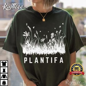 Wildflowers And Butterflies Plantifa T Shirt (3)
