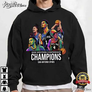 San Antonio Spurs Champions Western Conference NBA Fan Gear T Shirt (3)
