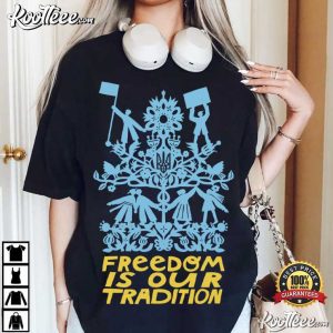Freedom Is Our Tradition Vytynanka LGBTQ Ukraine T Shirt (2)