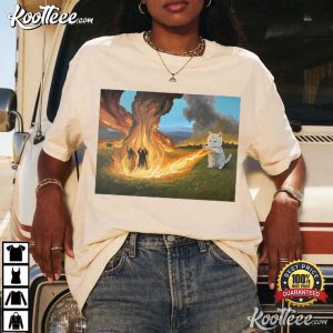 His Name Is McRib Large Sapphire T Shirt (1)