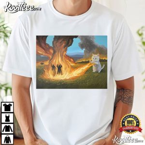 His Name Is McRib Large Sapphire T Shirt (2)