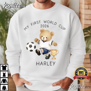 My First World Cup 2026 Personalised Football Teddy T Shirt (3)
