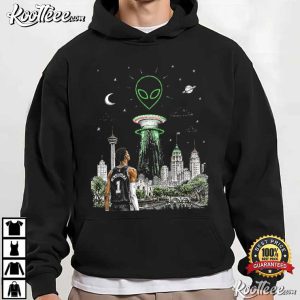 Wemby Alien San Antonio Basketball Graphic T Shirt (3)