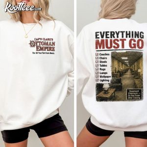Cap'n Clark's Ottoman Empire Everything Must Go Creepy Furniture Store T Shirt (4)