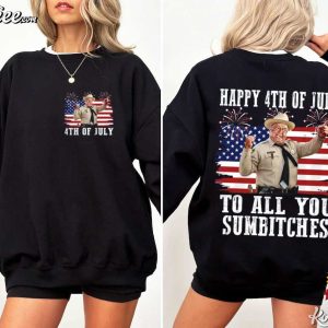 Smokey And The Bandit Movie Happy 4th Of July To All You Sumbitches T Shirt