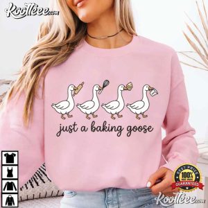 Silly Goose Baker Funny Baking Geese T Shirt (3)