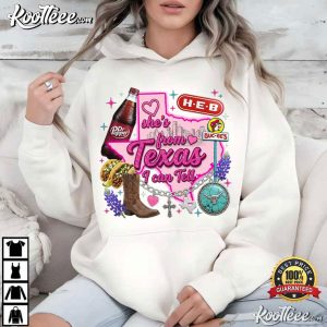 She's From Texas Country Southern Chic 4th Of July Party T-Shirt She's From Texas Country Southern Chic 4th Of July Party T Shirt (1)