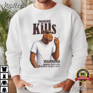 Smoking Camel Vintage Cigarette Art T-Shirt Smoking Camel Vintage Cigarette Art T Shirt (2)