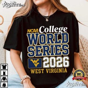 West Virginia Mountaineers 2026 CWS Bound Baseball T Shirt (2)