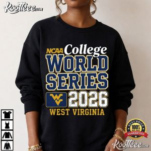West Virginia Mountaineers 2026 CWS Bound Baseball T Shirt (3)