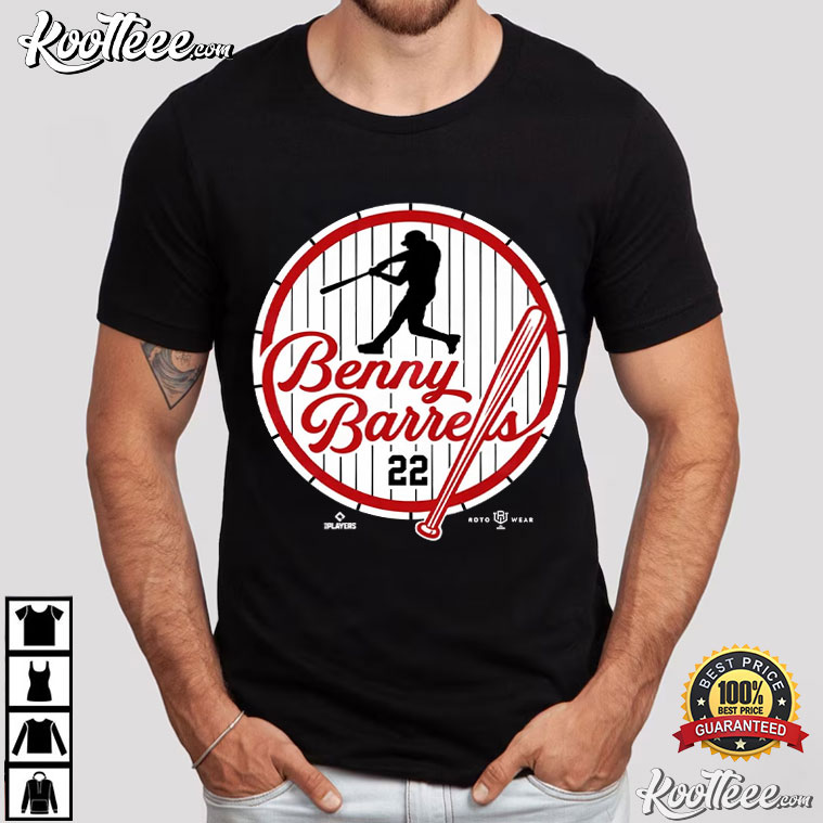 Benny Barrels Ben Rice New York Yankees Baseball T-Shirt Benny Barrels Ben Rice New York Yankees Baseball T-Shirt