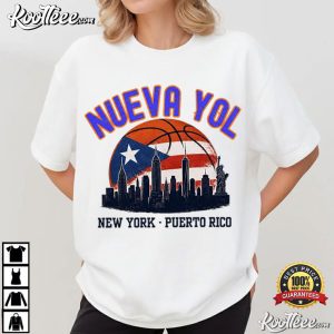 Nueva Yol Puerto Rico Basketball Puerto Rican Nuyorican T Shirt (4)
