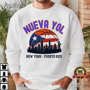 Nueva Yol Puerto Rico Basketball Puerto Rican Nuyorican T Shirt (1)