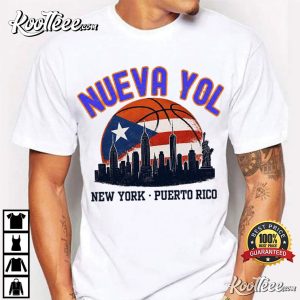 Nueva Yol Puerto Rico Basketball Puerto Rican Nuyorican T Shirt (2)