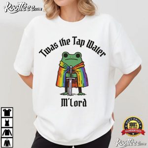 Twas The Tap Water Funny Frog LGBTQ Pride Queer Rights T-Shirt Twas The Tap Water Funny Frog LGBTQ Pride Queer Rights T Shirt (3)
