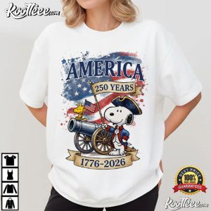 Snoopy America 250th Anniversary Peanuts 1776 2026 Patriotic T-Shirt Snoopy America 250th Anniversary Peanuts 1776 2026 Patriotic T Shirt (4)