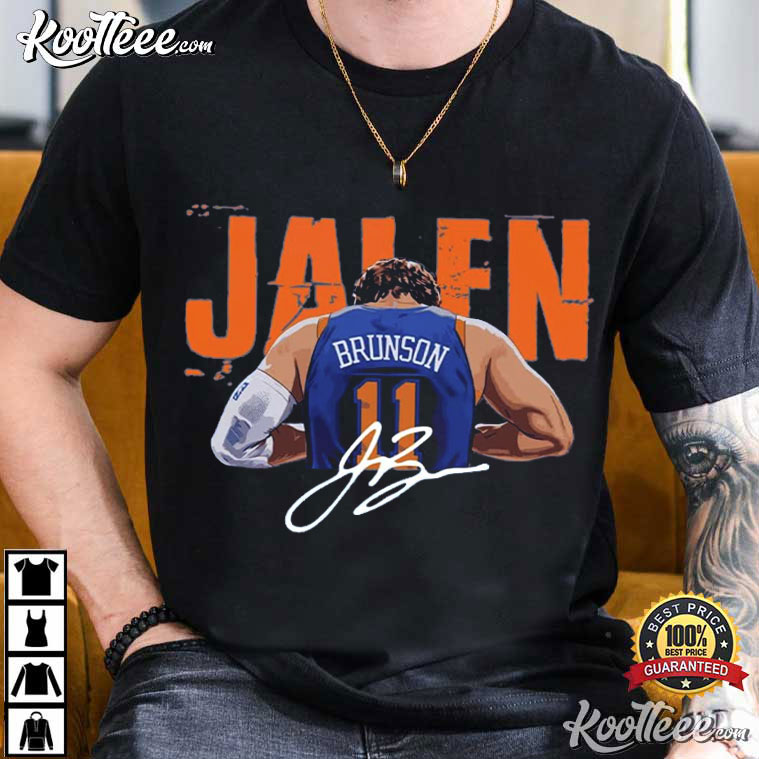 Jalen Brunson New York Basketball Fan Number 11 Hoops T-Shirt Jalen Brunson New York Basketball Fan Number 11 Hoops T-Shirt