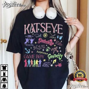 Katseye Korean Pop Girl Group Beautiful Chaos Concert T-Shirt Katseye Korean Pop Girl Group Beautiful Chaos Concert T Shirt (2)