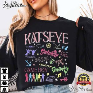 Katseye Korean Pop Girl Group Beautiful Chaos Concert T-Shirt Katseye Korean Pop Girl Group Beautiful Chaos Concert T Shirt (3)