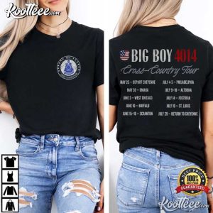 Big Boy 4014 Tour America 250 Train Vintage Locomotive T Shirt (4)
