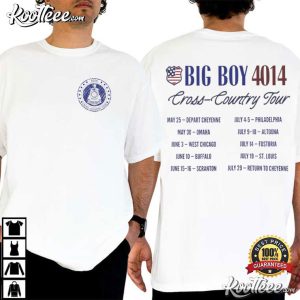 Big Boy 4014 Tour America 250 Train Vintage Locomotive T Shirt (1)
