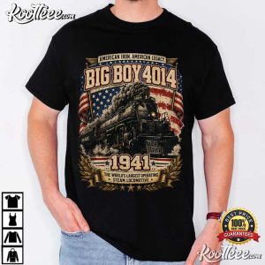 Big Boy 4014 Train USA 250th Anniversary Patriotic American Steam Locomotive T Shirt (4)