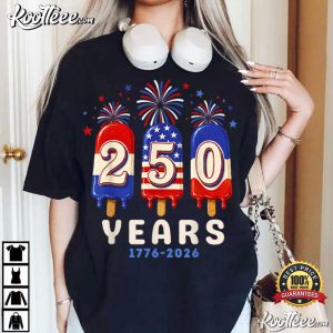 Patriotic Ice Pops USA 4th Of July Summer Freedom T-Shirt Patriotic Ice Pops USA 4th Of July Summer Freedom T Shirt (2)