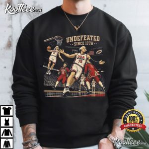 4th Of July Undefeated America Funny Founding Fathers T Shirt (1)