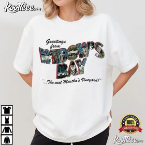 Greetings From Widow's Bay Horror Movie Vintage T Shirt (1)